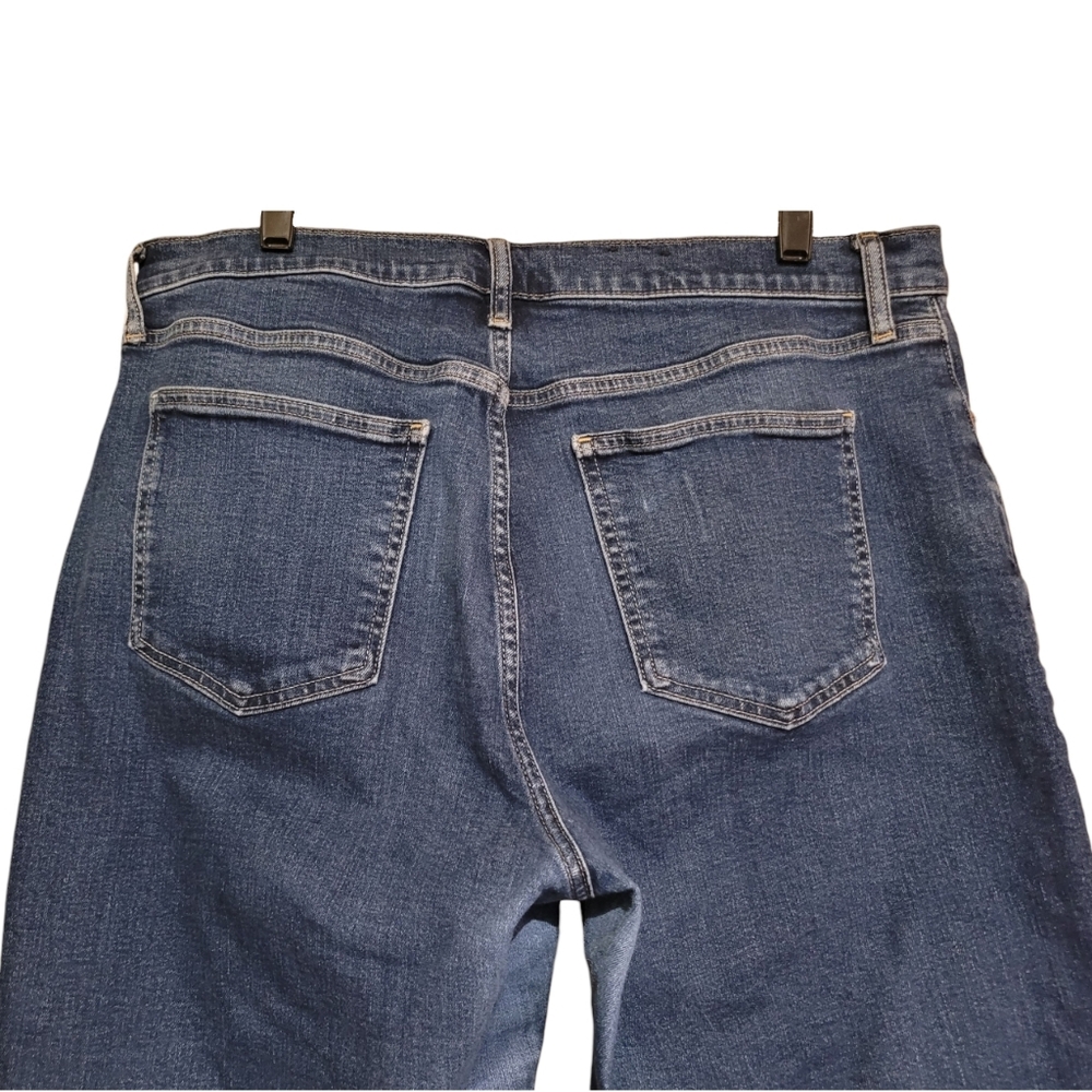 Gap Taper High Rise Jeans Womens Size 16 Regular 35W / 26" Inseam - Picture 4 of 7